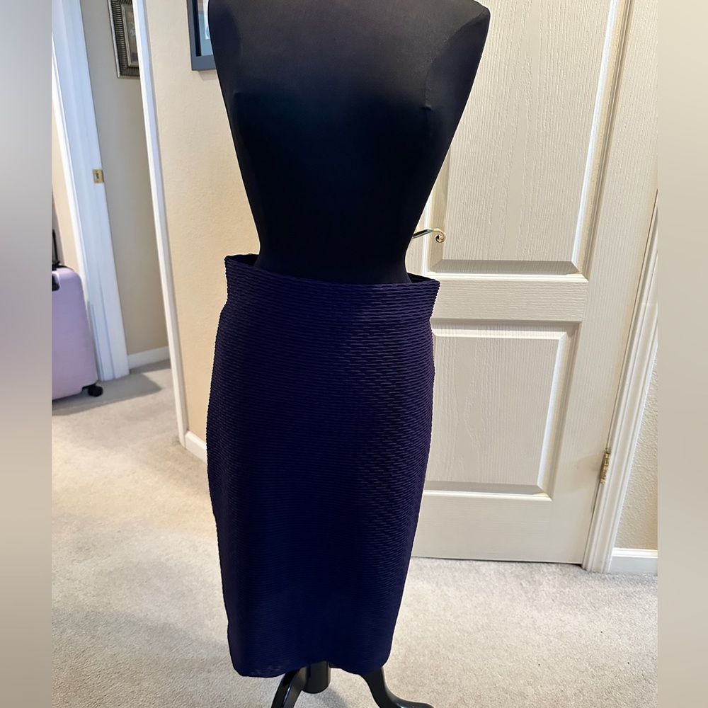 ECI Purple Pencil Skirt